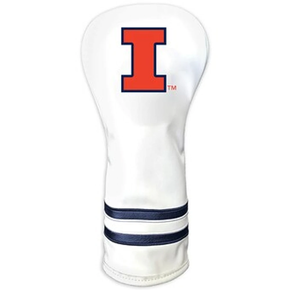 White Illinois Fighting Illini Driver Headcover