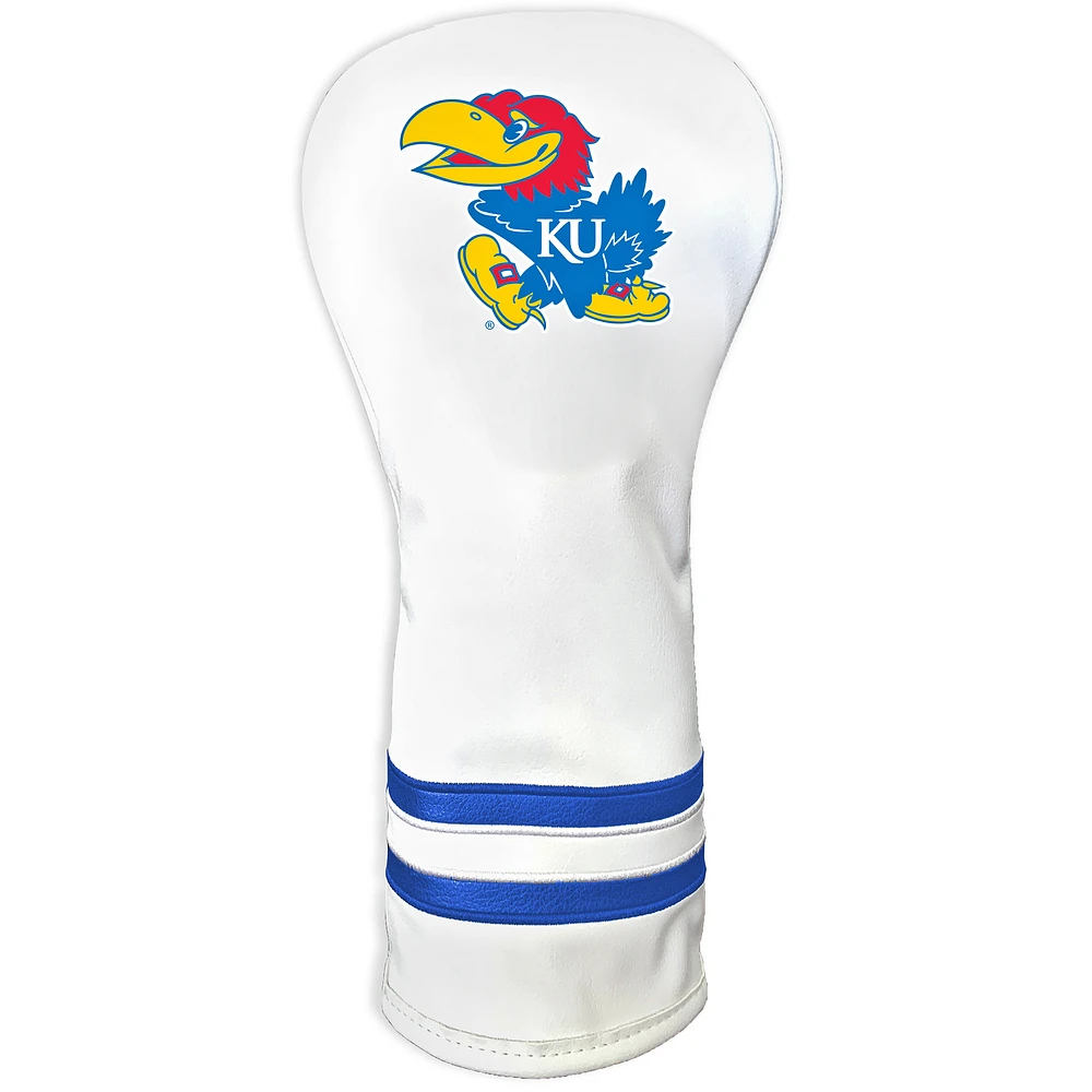 White Kansas Jayhawks Driver Headcover