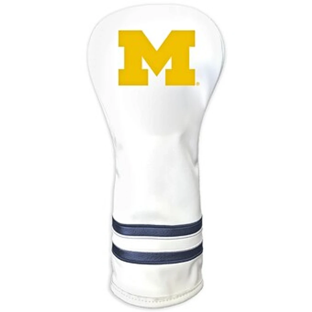 White Michigan Wolverines Driver Headcover