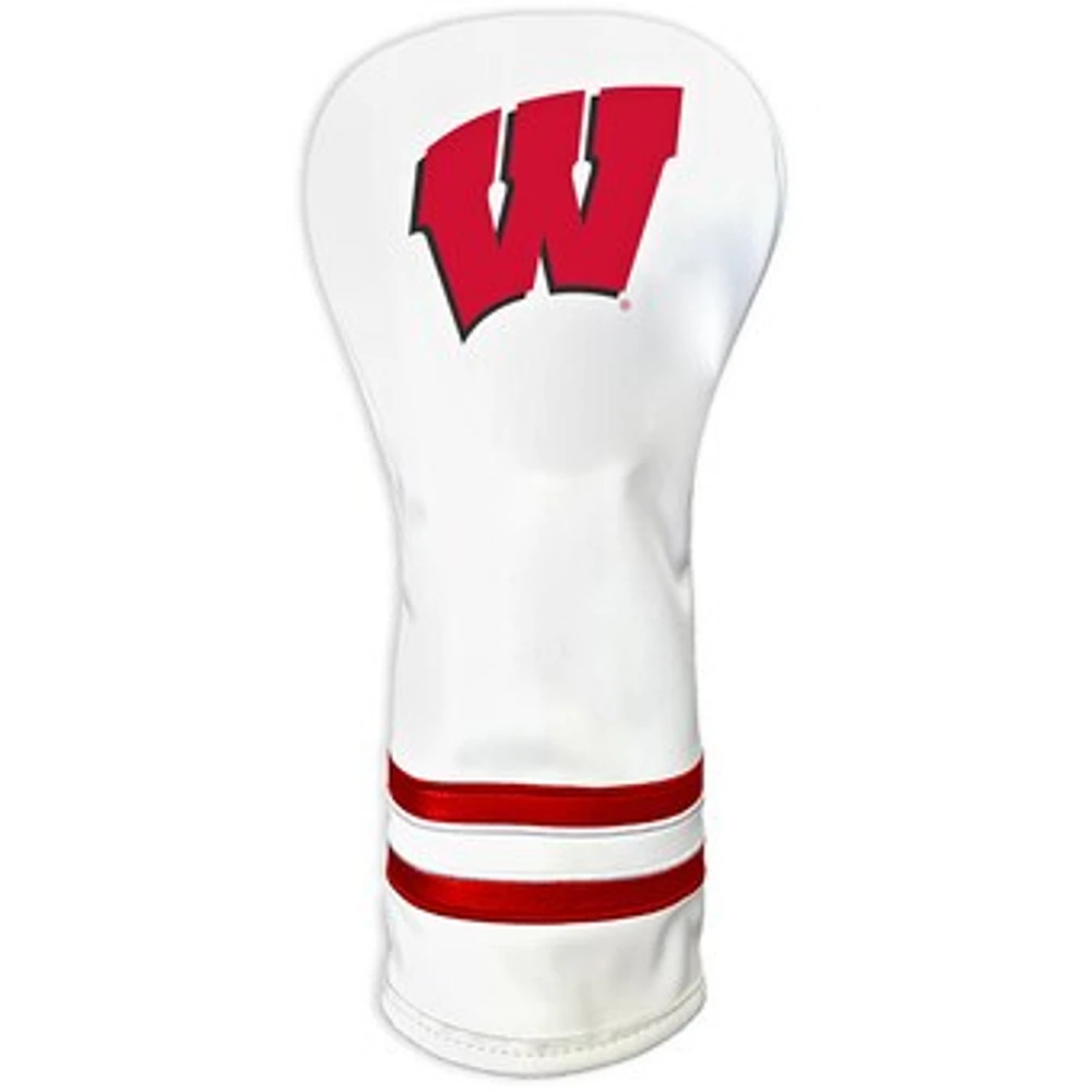 White Wisconsin Badgers Driver Headcover