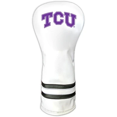 White TCU Horned Frogs Driver Headcover