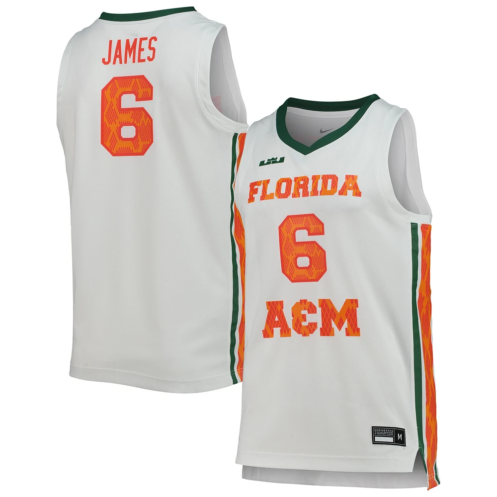 Men's Nike x LeBron James Florida A&M Rattlers Replica Basketball Jersey