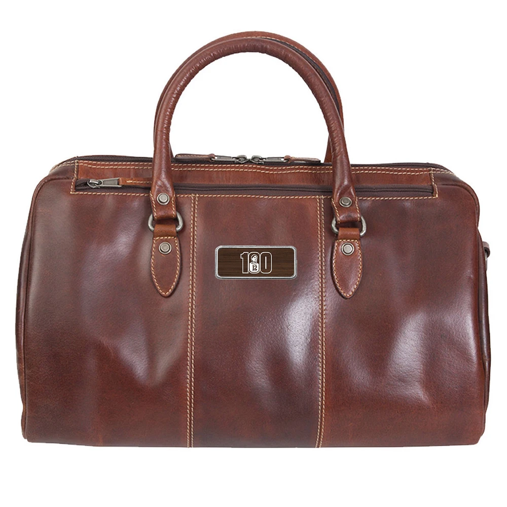 Brown Texas A&M Aggies 12th Man Centennial Logo Plate Niagara Canyon Duffel Bag