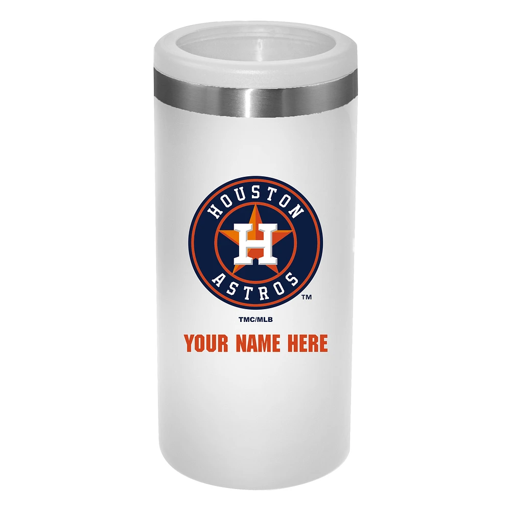 Houston Astros 12oz. Personalized Slim Can Holder
