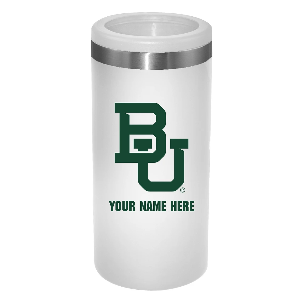 Baylor Bears 12oz. Personalized Slim Can Holder