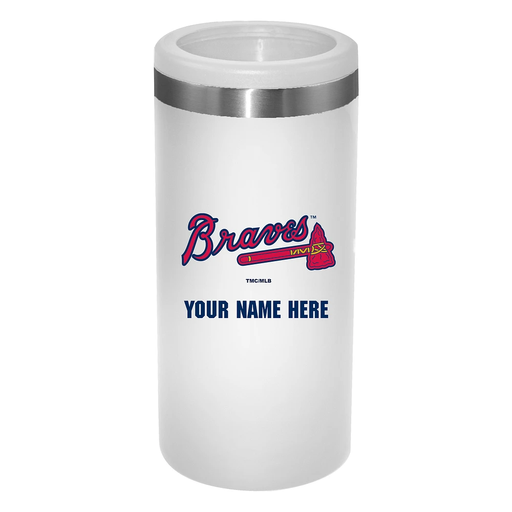 Atlanta Braves 12oz. Personalized Slim Can Holder