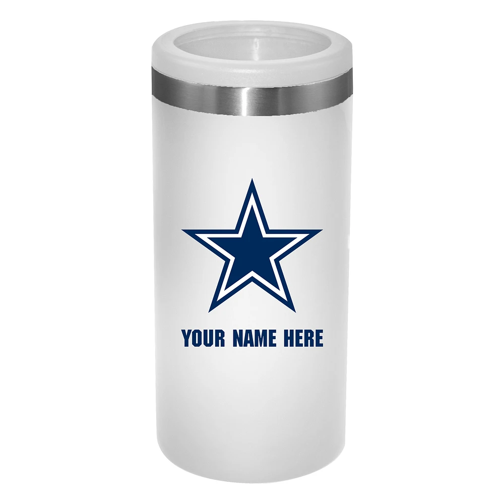 Dallas Cowboys 12oz. Personalized Slim Can Holder