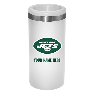 New York Jets 12oz. Personalized Slim Can Holder