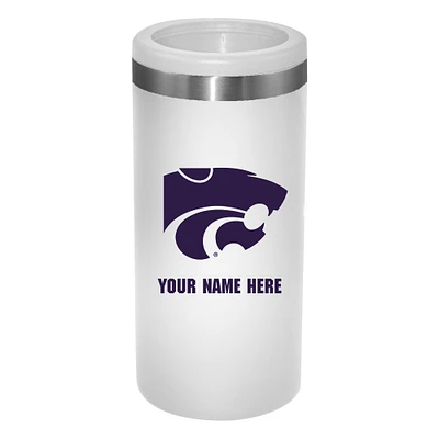 Kansas State Wildcats 12oz. Personalized Slim Can Holder