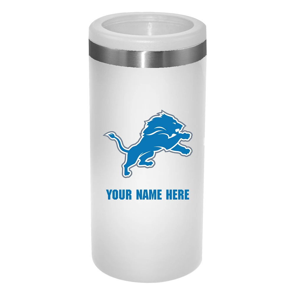 Detroit Lions 12oz. Personalized Slim Can Holder