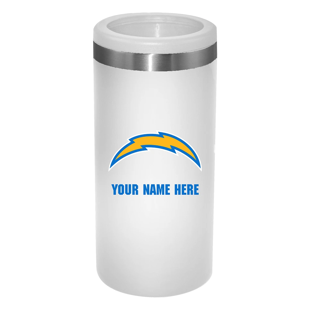 Los Angeles Chargers 12oz. Personalized Slim Can Holder