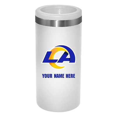 Los Angeles Rams 12oz. Personalized Slim Can Holder