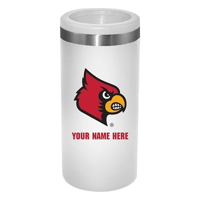 Louisville Cardinals 12oz. Personalized Slim Can Holder