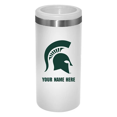 Michigan State Spartans 12oz. Personalized Slim Can Holder