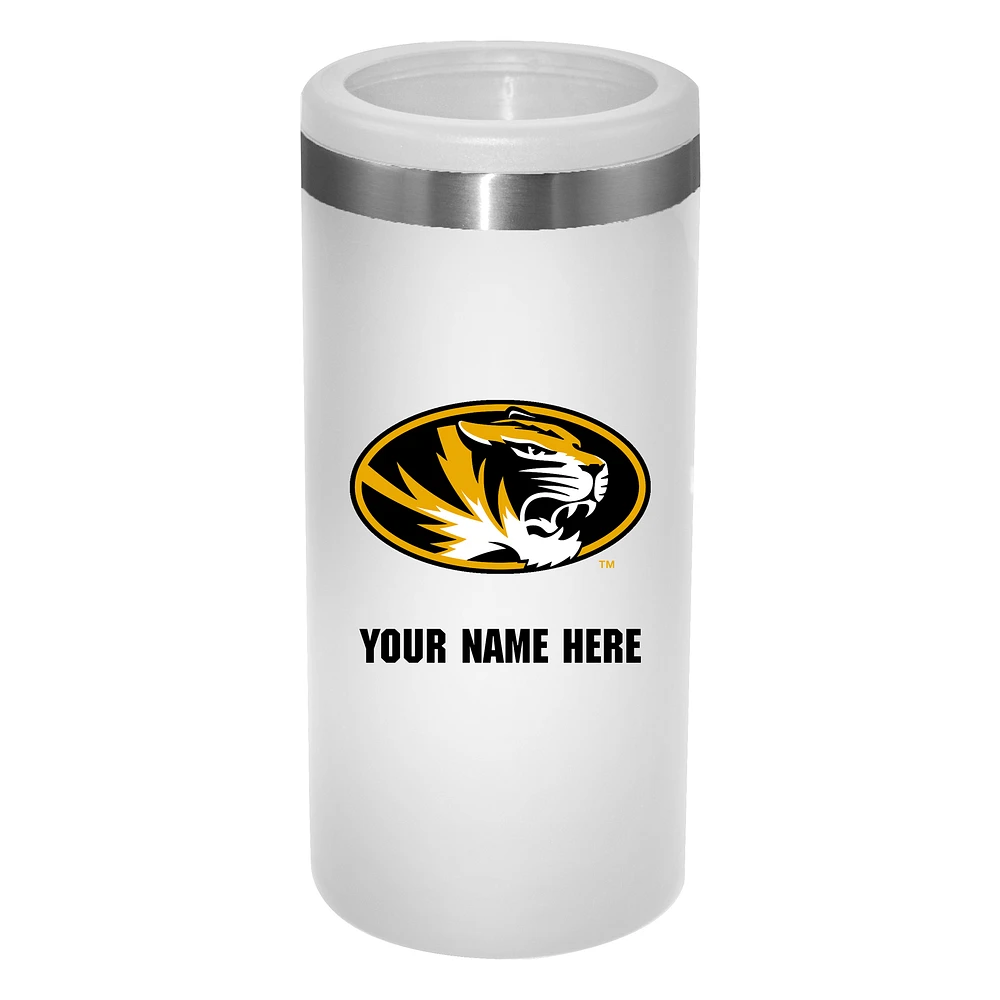 Missouri Tigers 12oz. Personalized Slim Can Holder