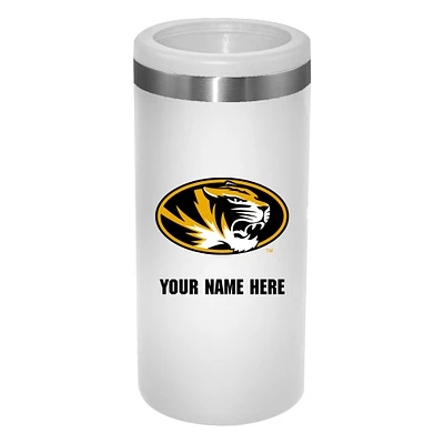 Missouri Tigers 12oz. Personalized Slim Can Holder