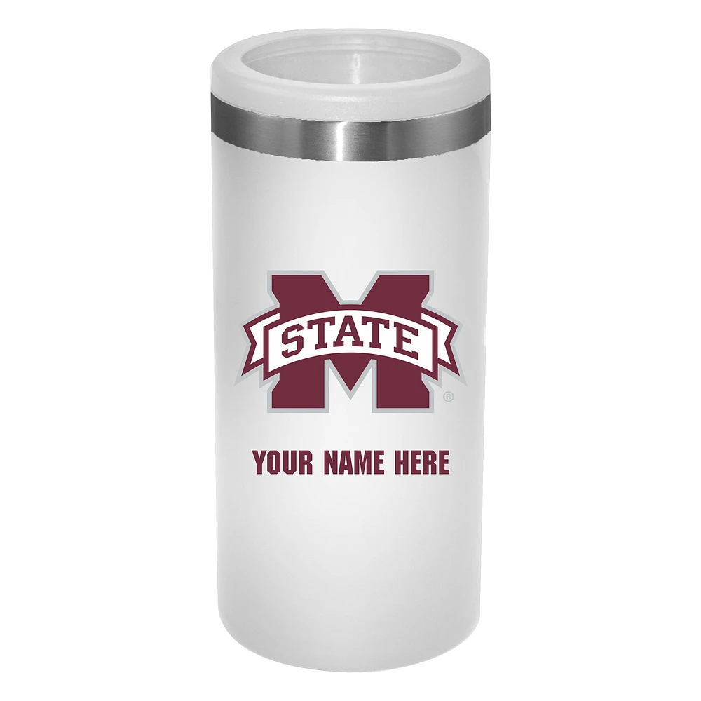 Mississippi State Bulldogs 12oz. Personalized Slim Can Holder
