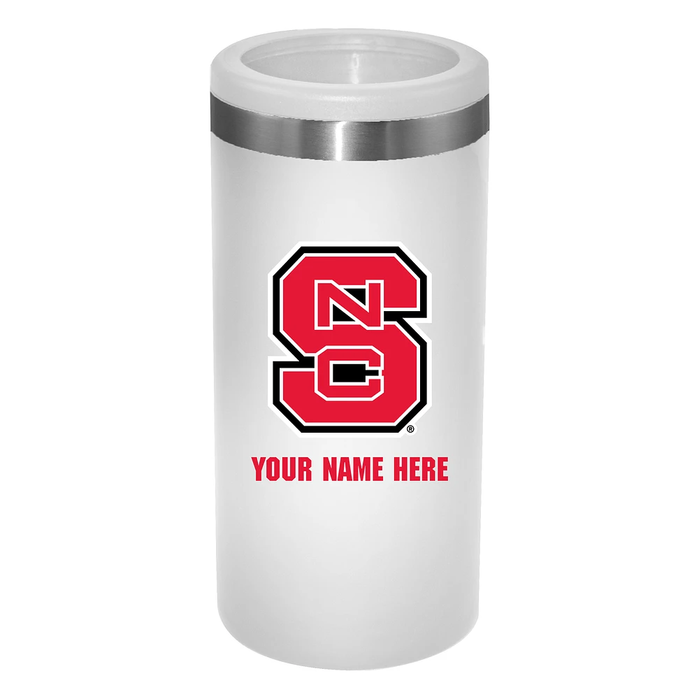 NC State Wolfpack 12oz. Personalized Slim Can Holder