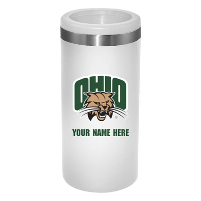 Ohio Bobcats 12oz. Personalized Slim Can Holder