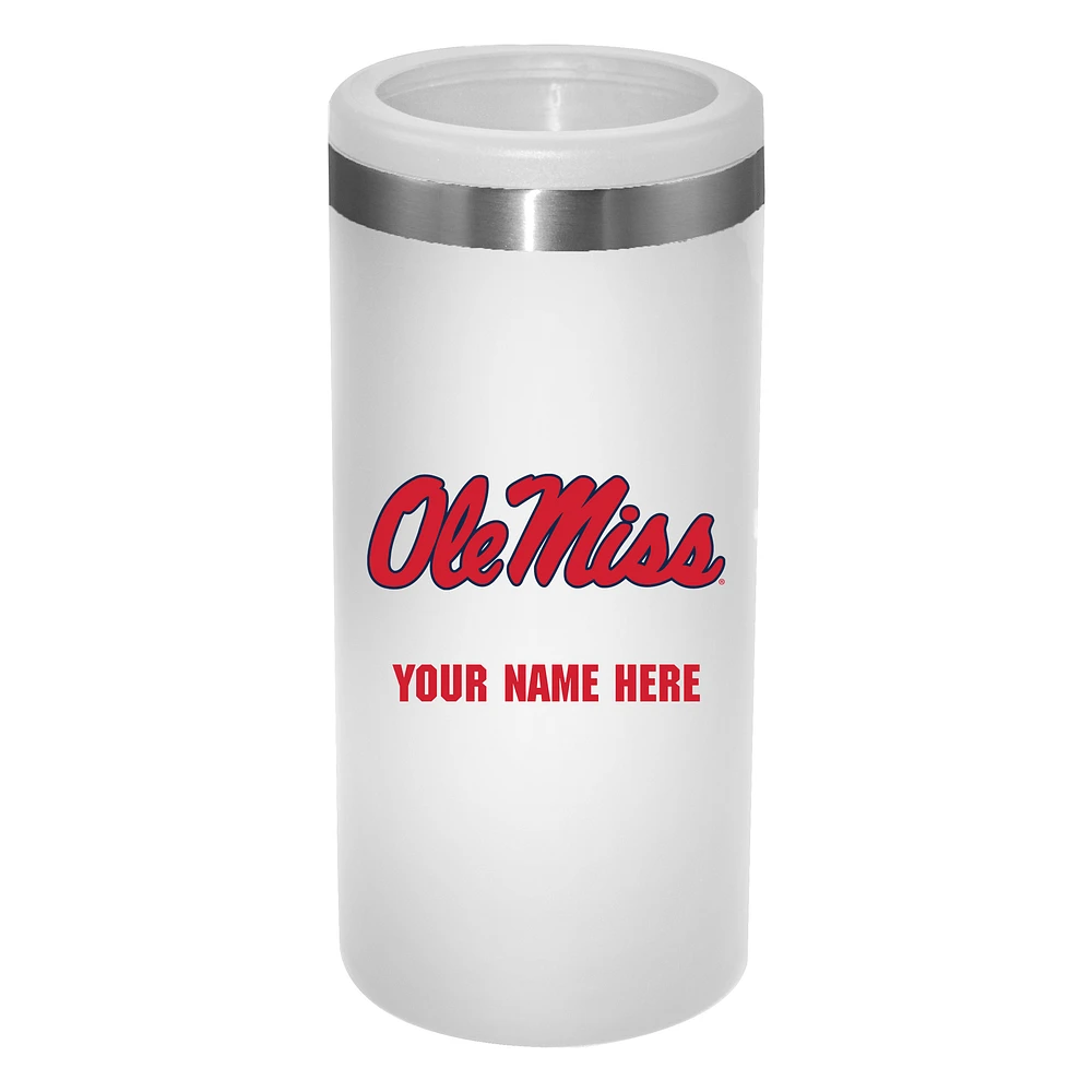 Ole Miss Rebels 12oz. Personalized Slim Can Holder
