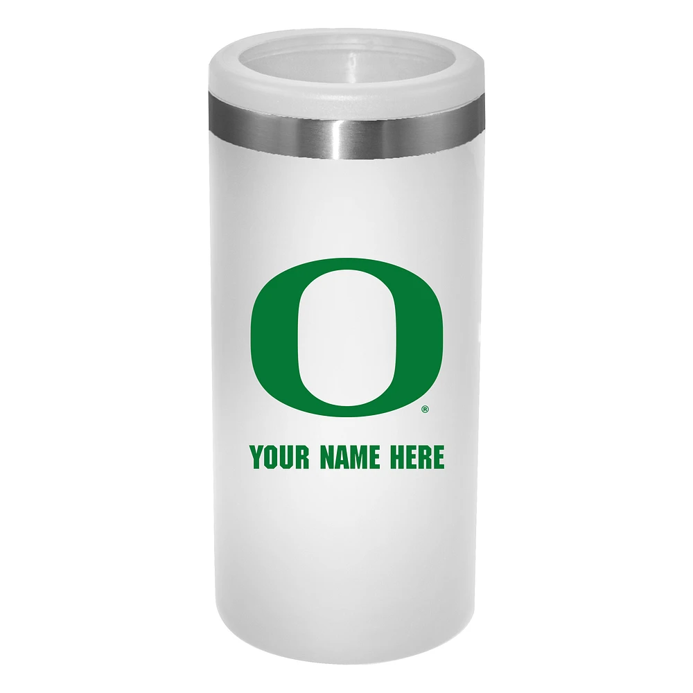 Oregon Ducks 12oz. Personalized Slim Can Holder