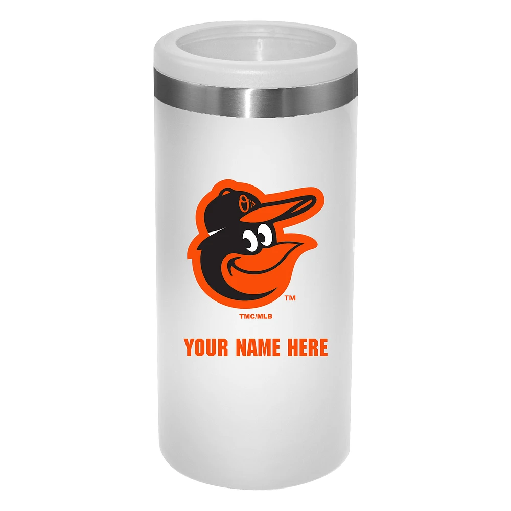 Baltimore Orioles 12oz. Personalized Slim Can Holder