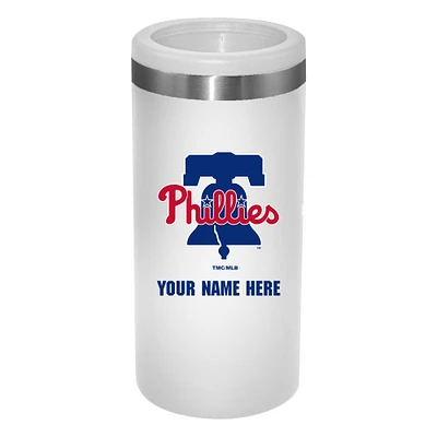 Philadelphia Phillies 12oz. Personalized Slim Can Holder