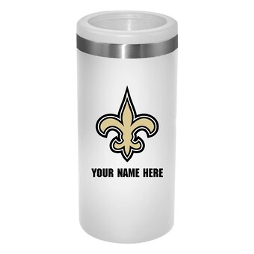 New Orleans Saints 12oz. Personalized Slim Can Holder