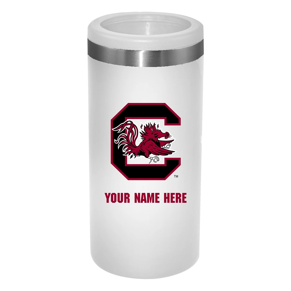 South Carolina Gamecocks 12oz. Personalized Slim Can Holder