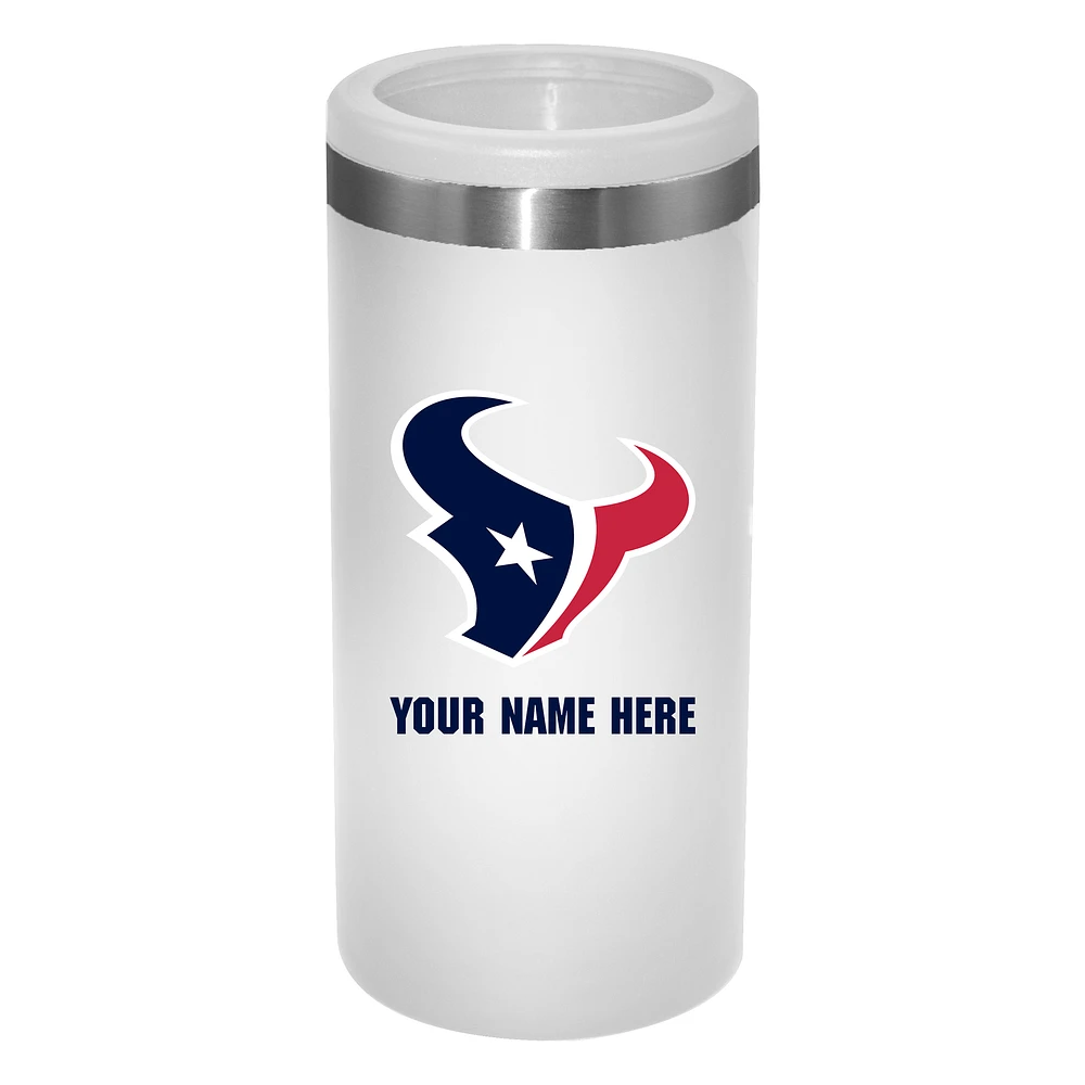 Houston Texans 12oz. Personalized Slim Can Holder