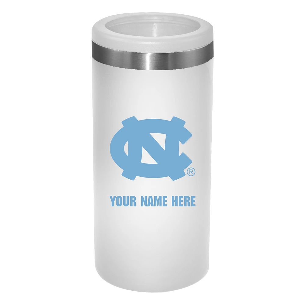 North Carolina Tar Heels 12oz. Personalized Slim Can Holder