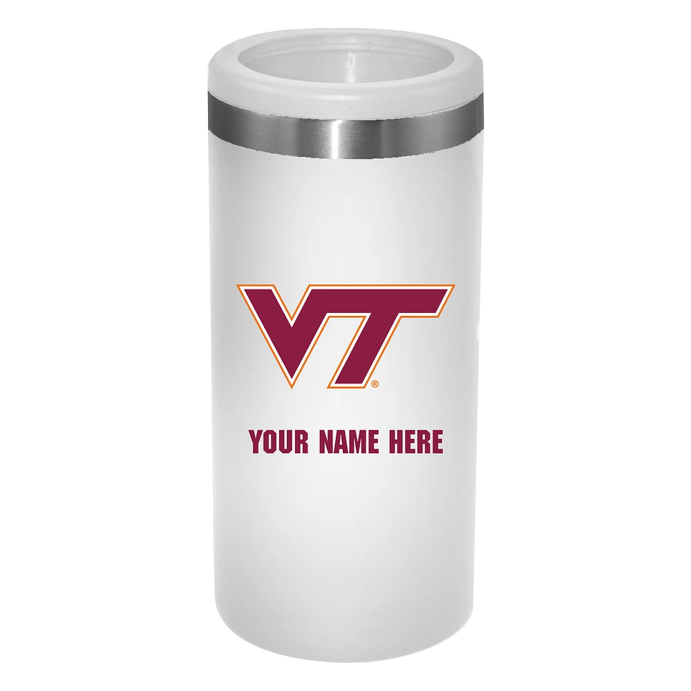 Virginia Tech Hokies 12oz. Personalized Slim Can Holder