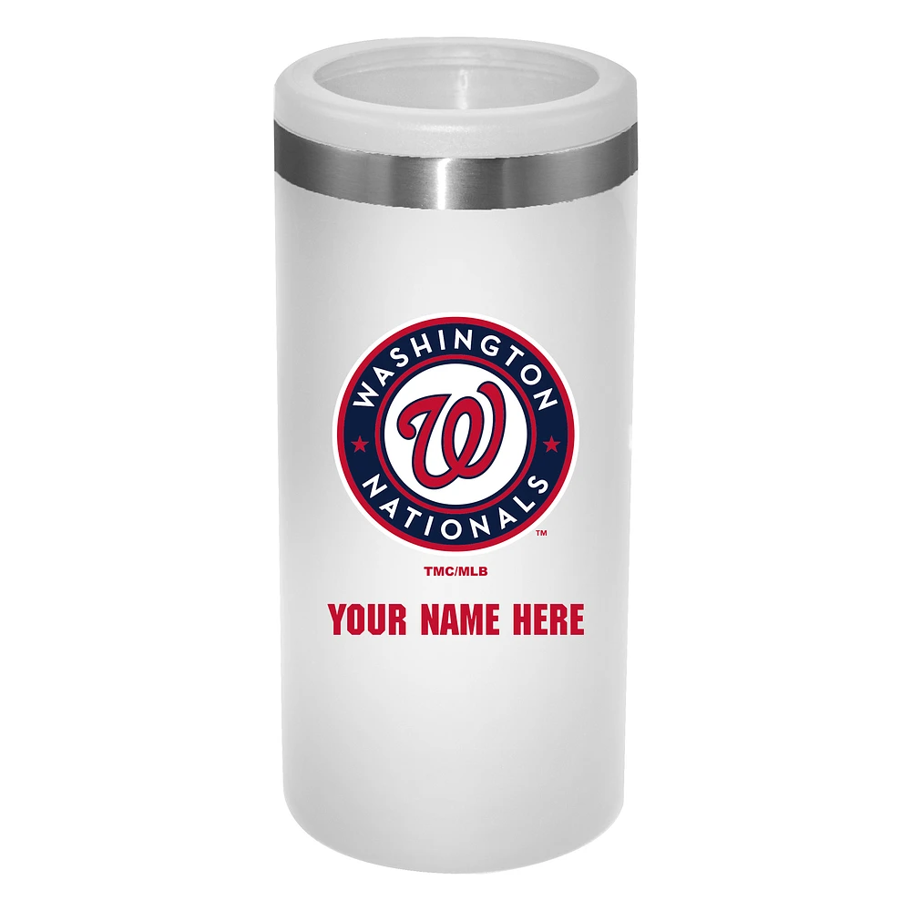 Washington Nationals 12oz. Personalized Slim Can Holder
