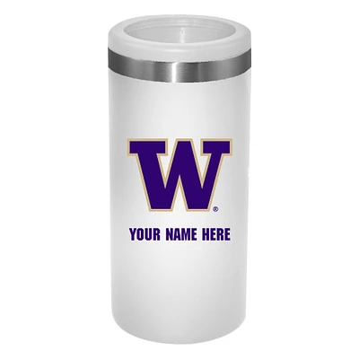 Washington Huskies 12oz. Personalized Slim Can Holder