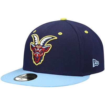 Men's New Era Navy/Light Blue Cabritos Maldichos De South Bend Copa La Diversion 59FIFTY Fitted Hat