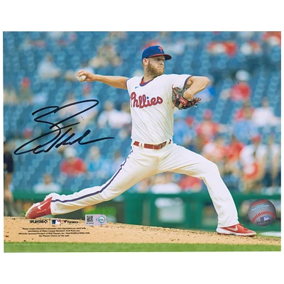 Zack Wheeler Philadelphia Phillies Autographed 8'' x 10'' Pitching Photograph