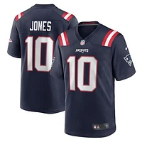 Men's Nike Mac Jones Navy New England Patriots - Game Jersey