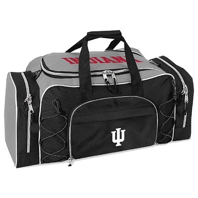 Gray Indiana Hoosiers Action Duffel Bag