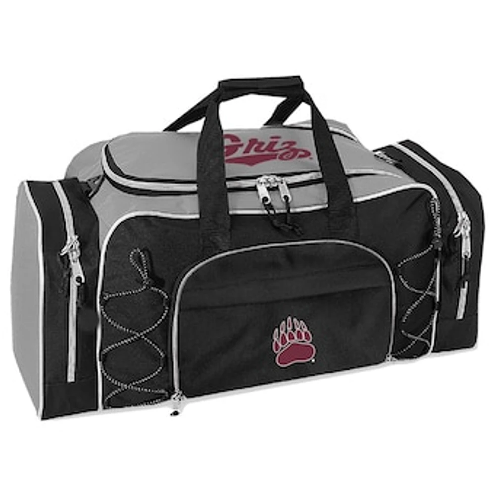 Gray Montana Grizzlies Action Duffel Bag