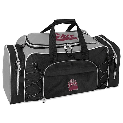 Gray Montana Grizzlies Action Duffel Bag