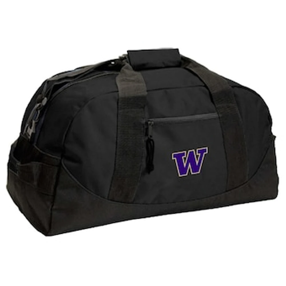 Black Washington Huskies Dome Duffel Bag