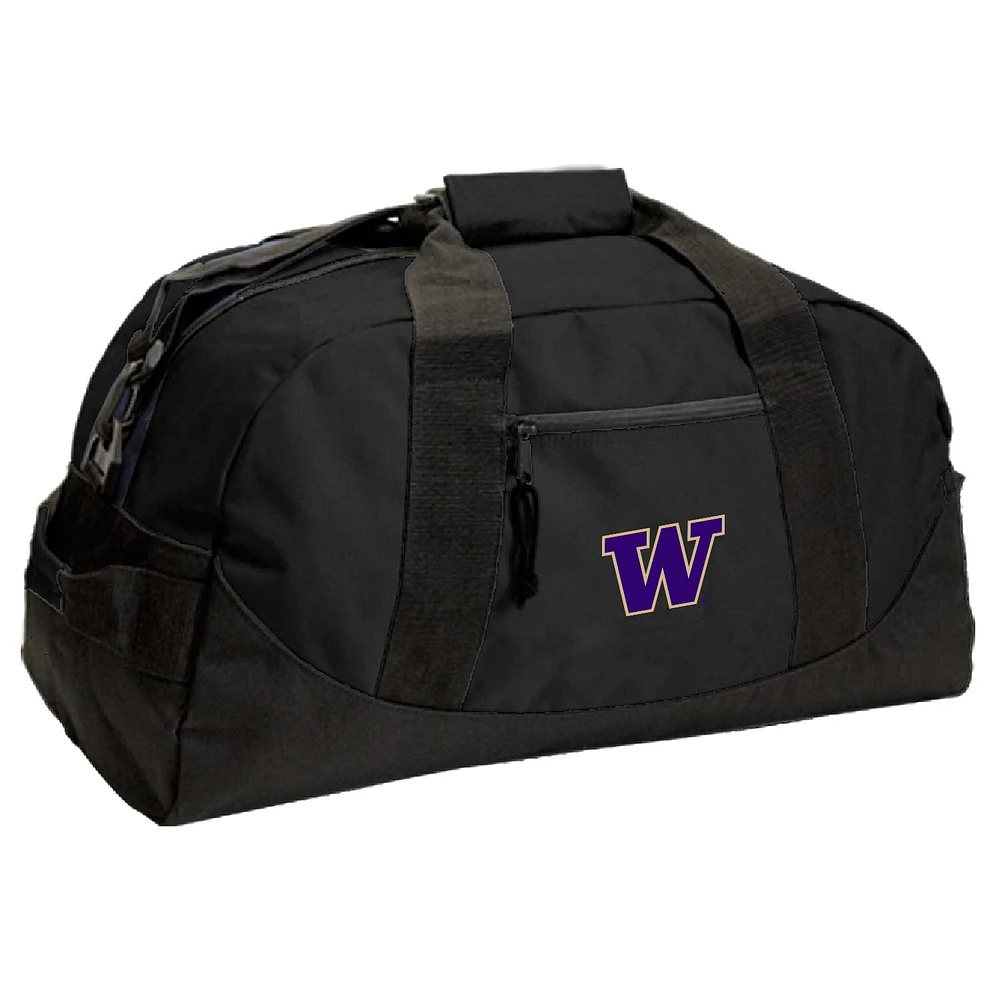 Black Washington Huskies Dome Duffel Bag