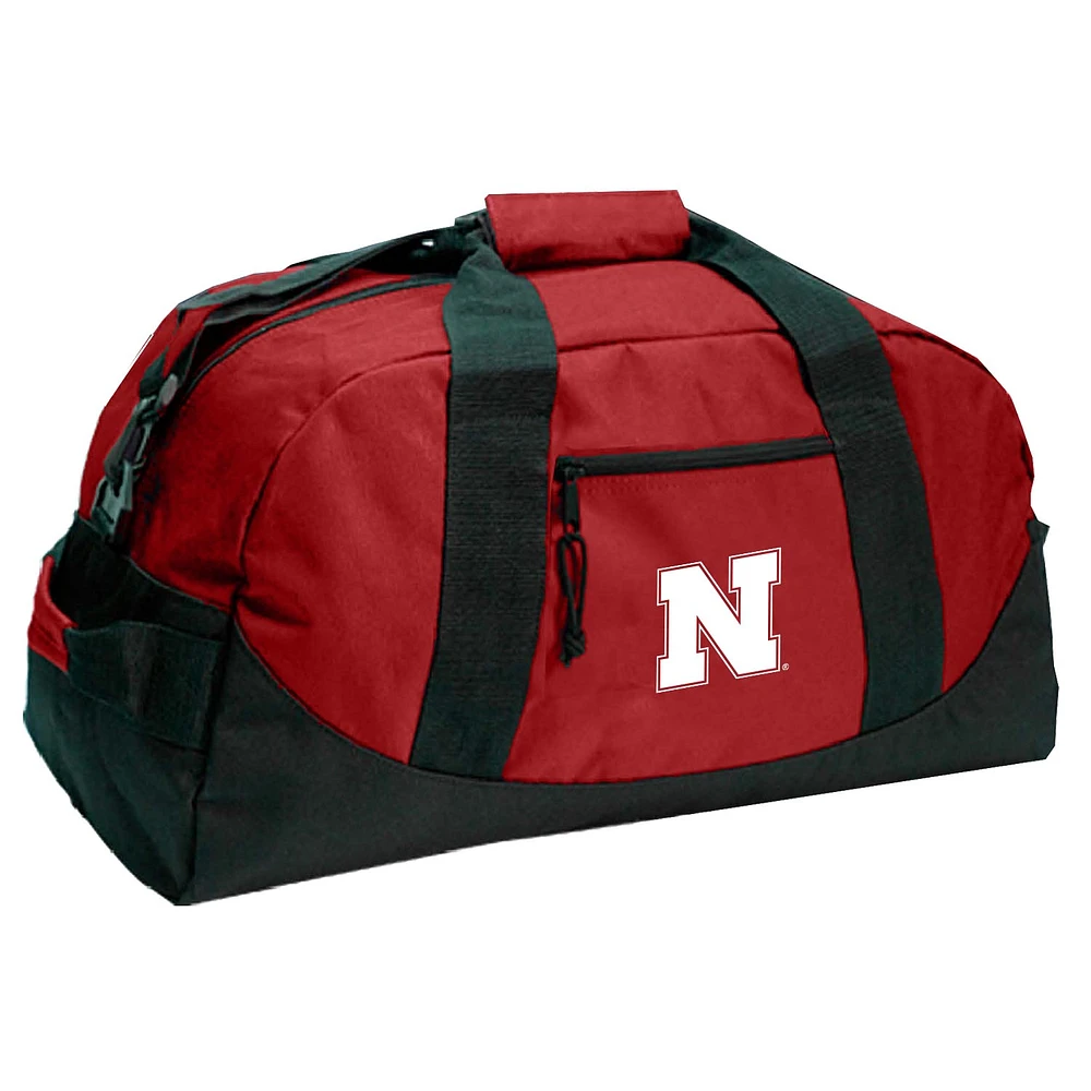 Scarlet Nebraska Huskers Dome Duffel Bag