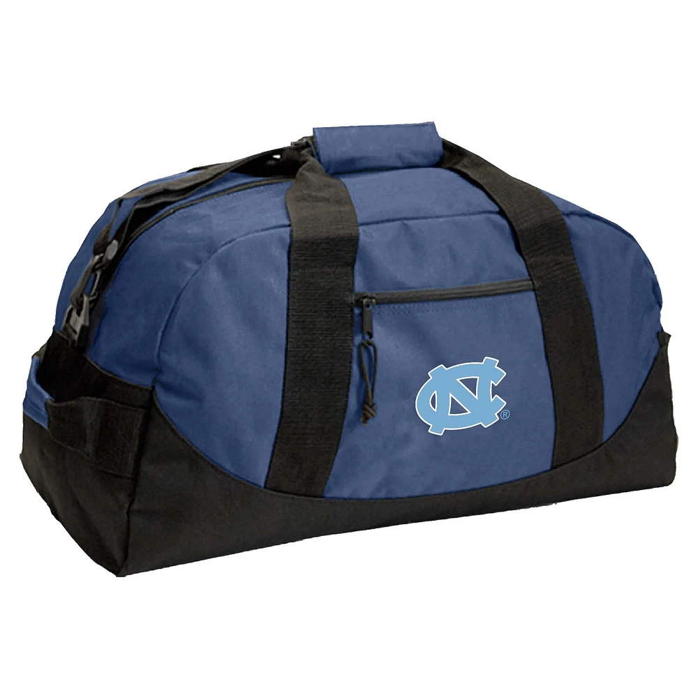 Navy North Carolina Tar Heels Dome Duffel Bag