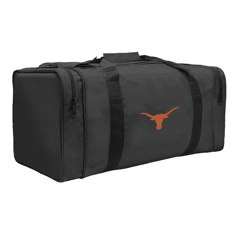 Black Texas Longhorns Gear Pack Square Duffel Bag