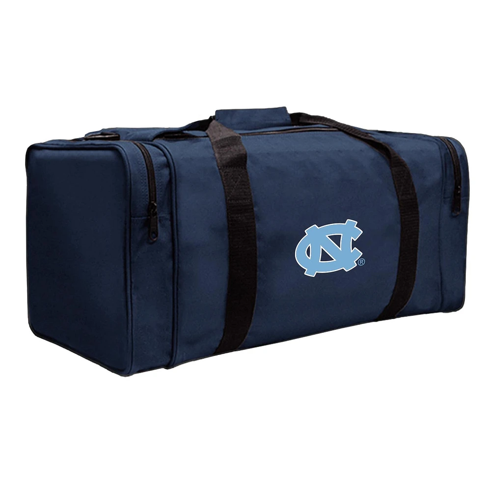 Navy North Carolina Tar Heels Gear Pack Square Duffel Bag