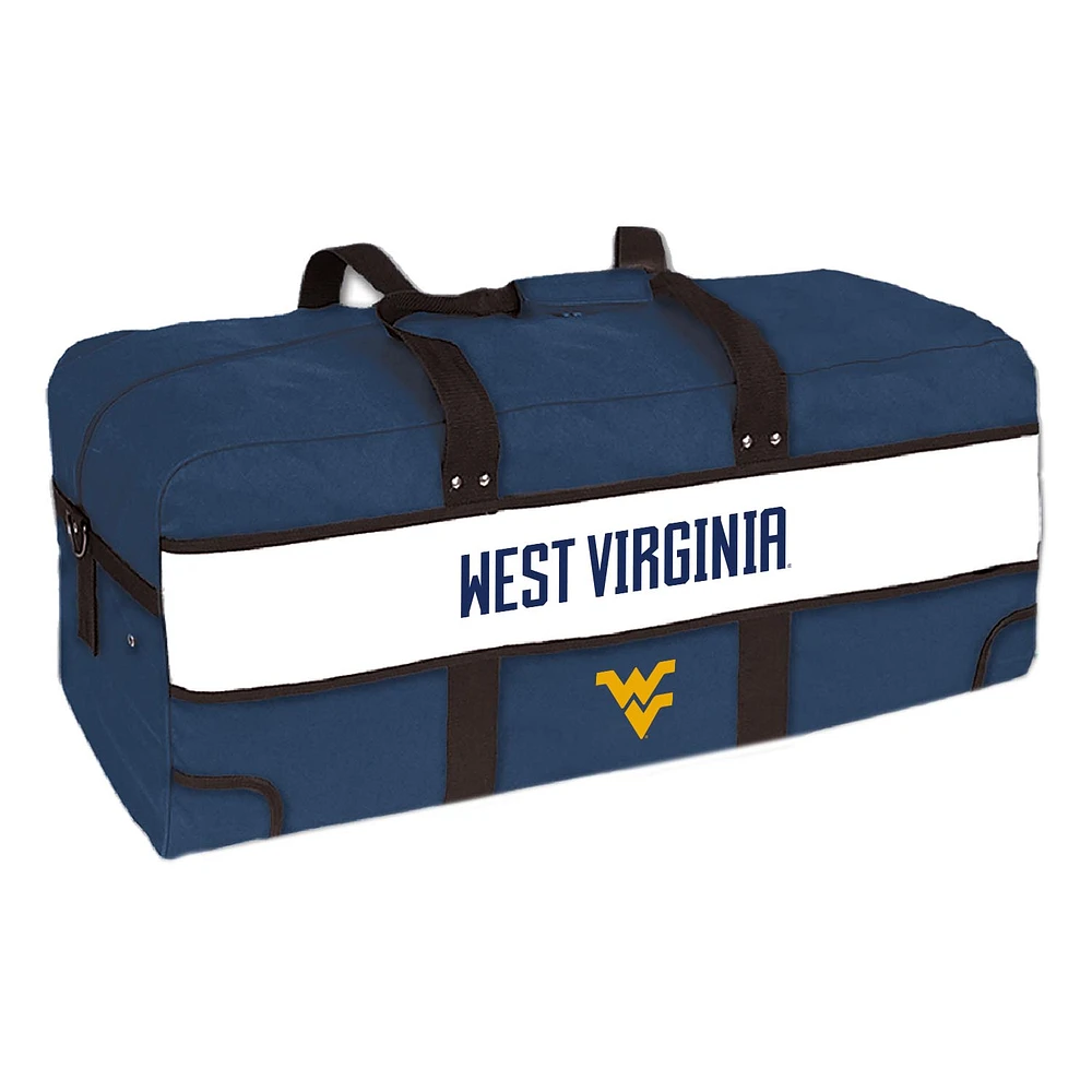 Navy West Virginia Mountaineers Mega Pack Hockey Bag
