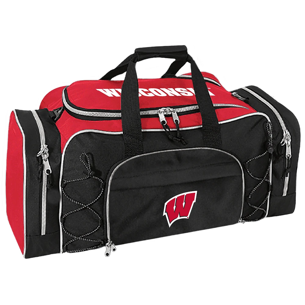 Red Wisconsin Badgers Action Pack Duffel
