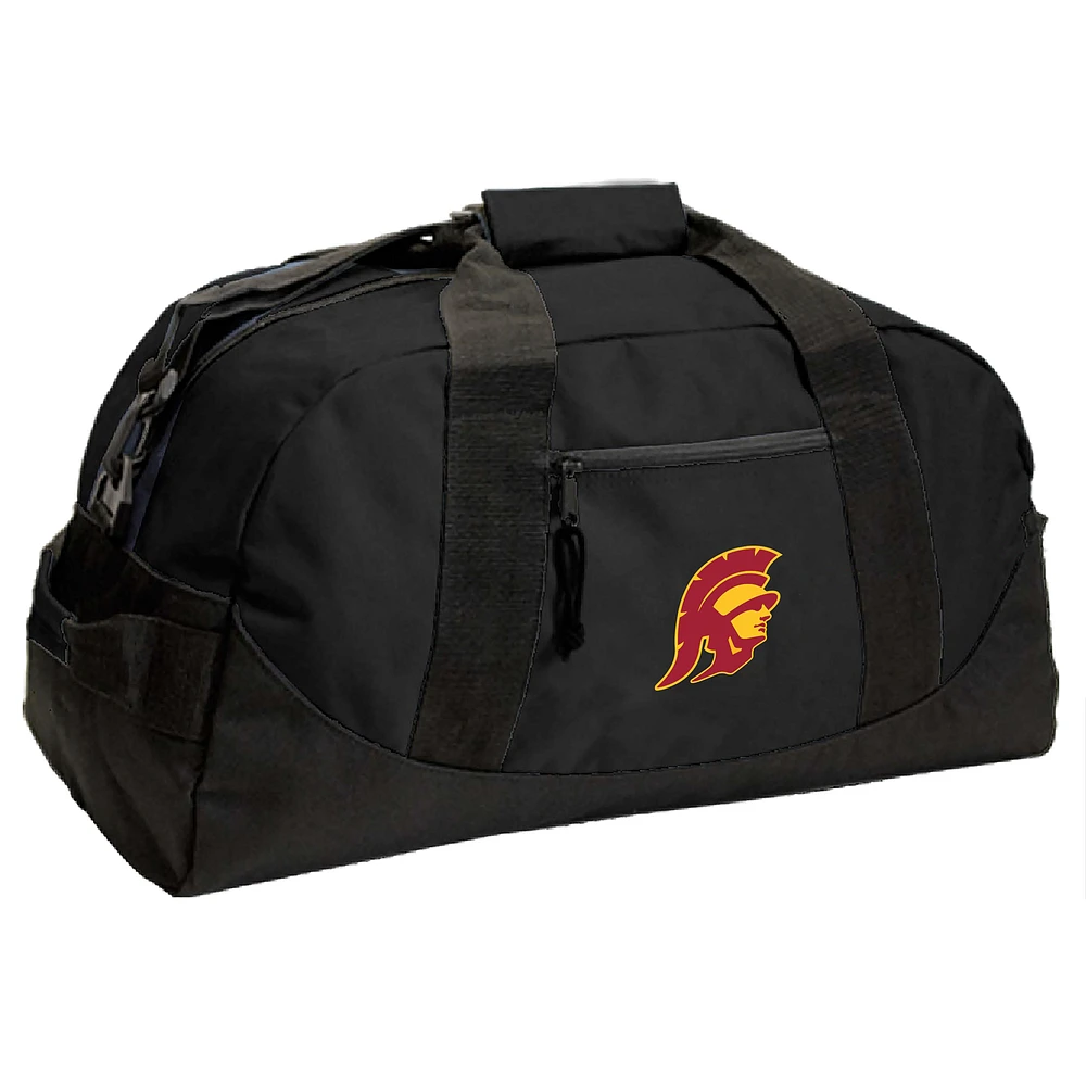 Black USC Trojans Dome Duffel