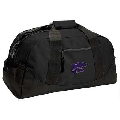 Black Kansas State Wildcats Dome Duffel